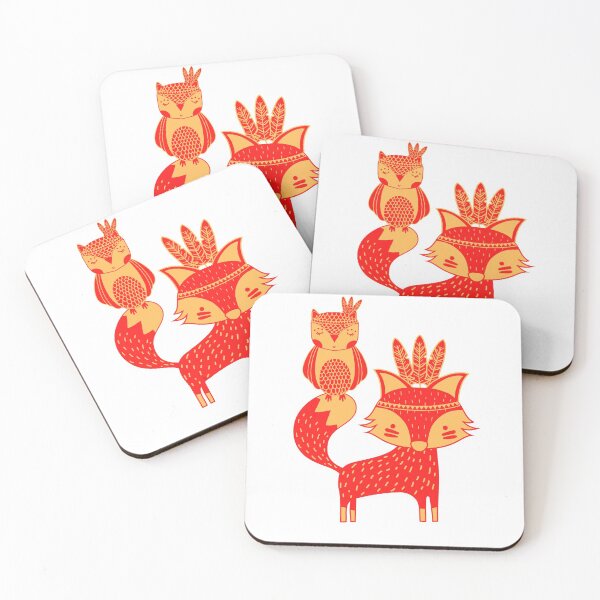 Item preview, Cute baby Fox and OwL Design designed and sold by Red-ElYoubi.