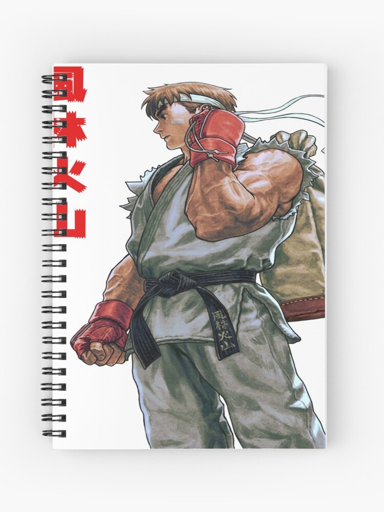 Ryu Street fighter Alpha  Spiral Notebook for Sale by ShoryuSam