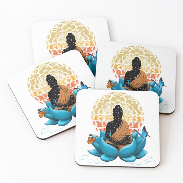 Item preview, Bouddha illustration  designed and sold by Scatch Spot.