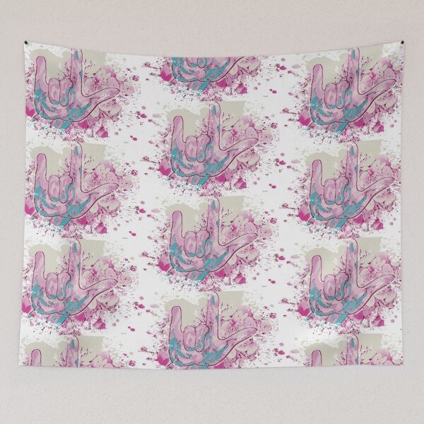Item preview, ASL I Love You Color Burst designed and sold by EloiseArt.