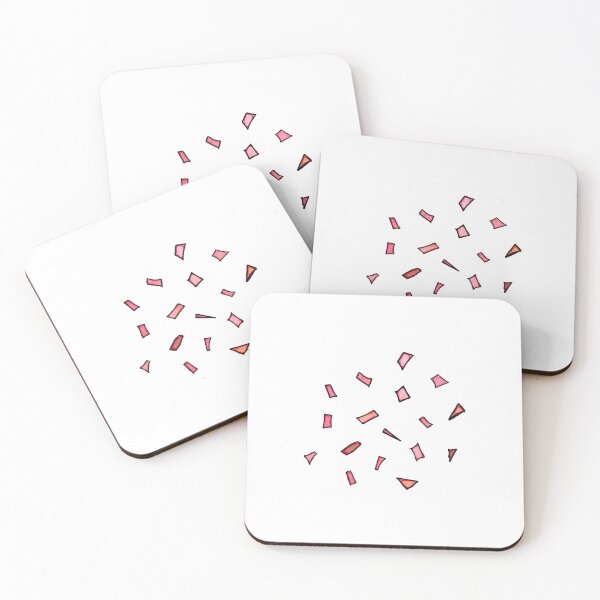 Item preview, Watercolor pink confetti designed and sold by FuzzyLogicKate.