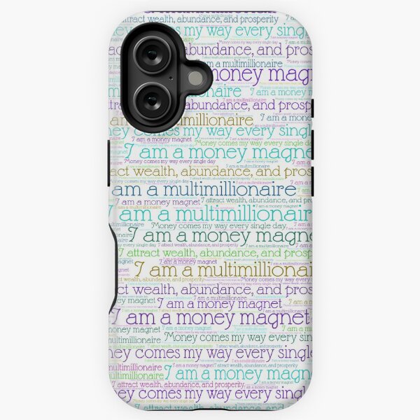 Item preview, Cool Neon Colors Law of Attraction Affirmation designed and sold by frankie5368.