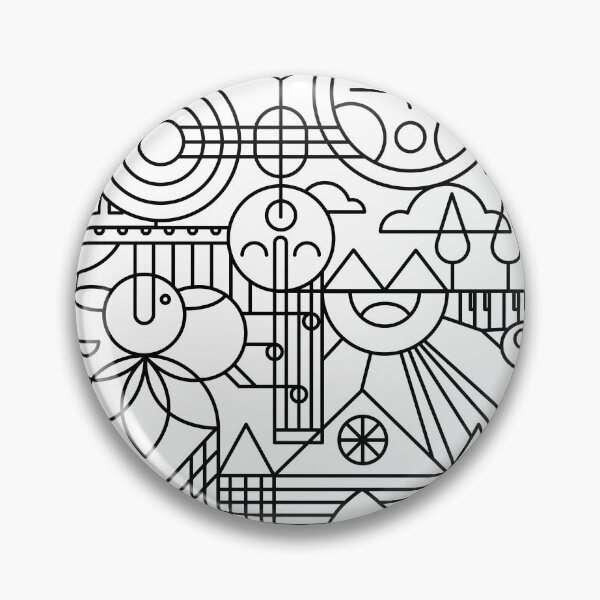Item preview, White with Black Tracery designed and sold by CincyMF.