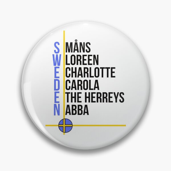Item preview, The Eurovision Winners of Sweden designed and sold by scandipop.