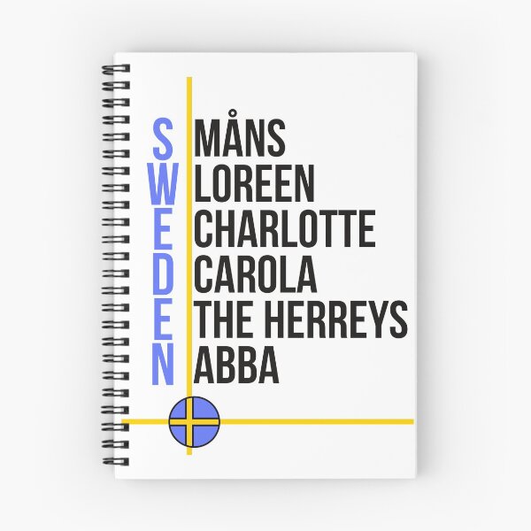 Item preview, The Eurovision Winners of Sweden designed and sold by scandipop.