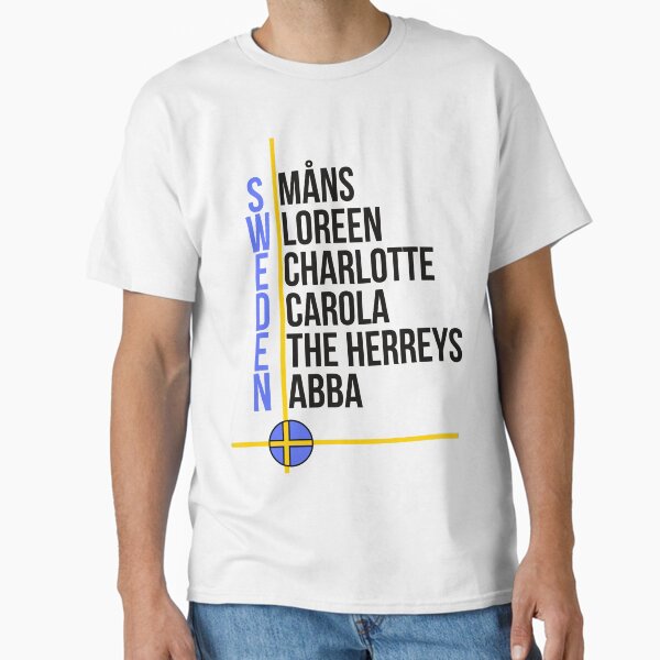 Item preview, The Eurovision Winners of Sweden designed and sold by scandipop.