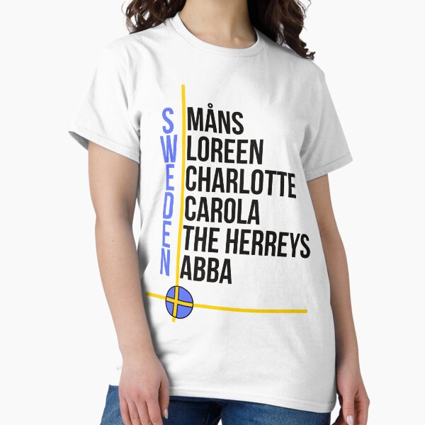 Item preview, The Eurovision Winners of Sweden designed and sold by scandipop.