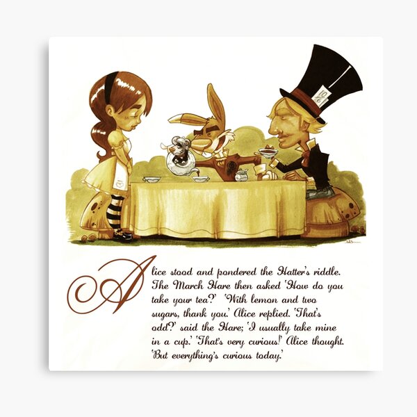 Mad Tea Party Canvas Print