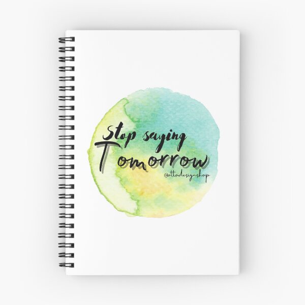 Item preview, Stop Saying Tomorrow Watercolour Print designed and sold by Otto  Designs.