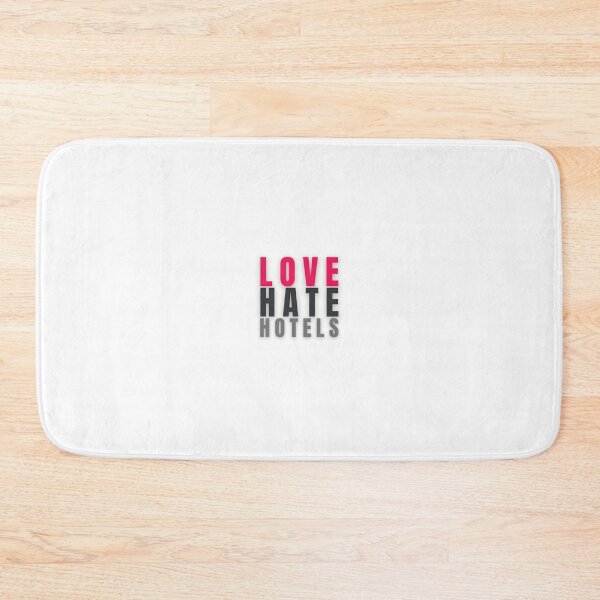 Item preview, Love Hate Hotels designed and sold by Hoteliers.