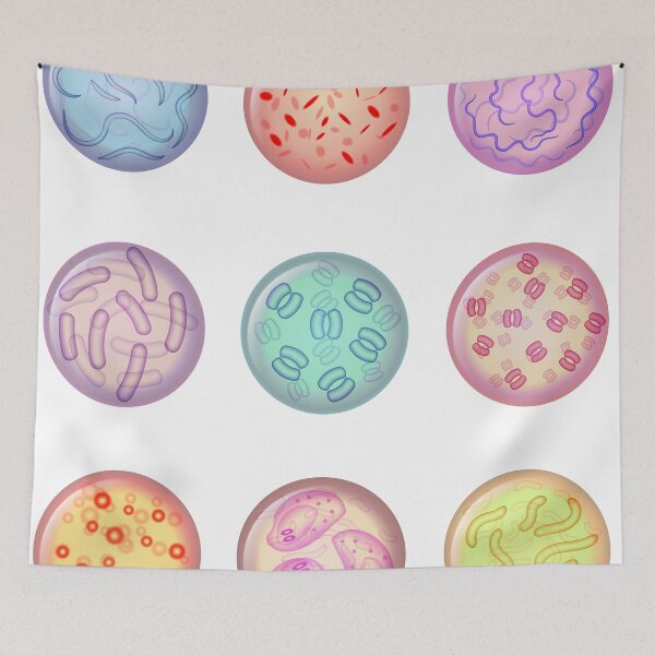 Item preview, Microbiological culture Collection, Bacteria Colony In Petri Dish designed and sold by roocky.