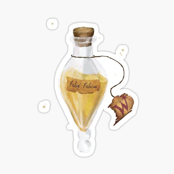 Harry Potter Felix Felicis Potion  Harry potter stickers, Harry potter  drawings, Harry potter painting