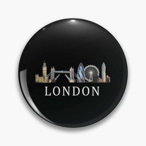 Item preview, London Skyline in Colour with Text designed and sold by Mesyo.
