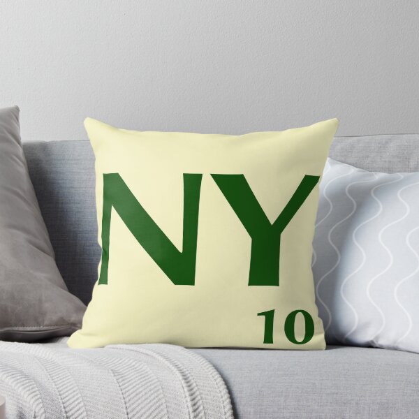 Ficha de Scrabble NY de 10 puntos Cojín