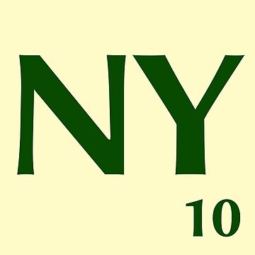 Imagen de la obra Ficha de Scrabble NY de 10 puntos de fgrdisseny