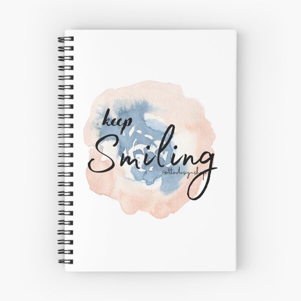 Item preview, Keep Smiling Watercolour Quote Print designed and sold by Otto  Designs.