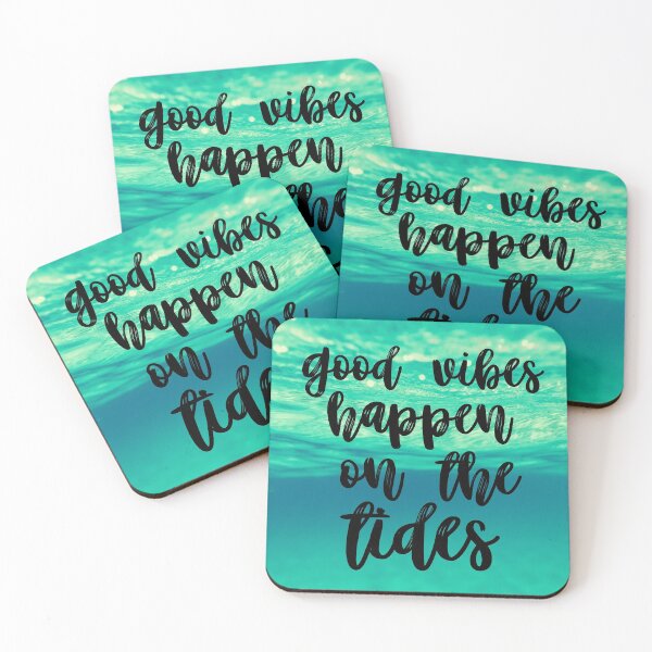 Item preview, Good vibes happen on the tides designed and sold by Theleochick.