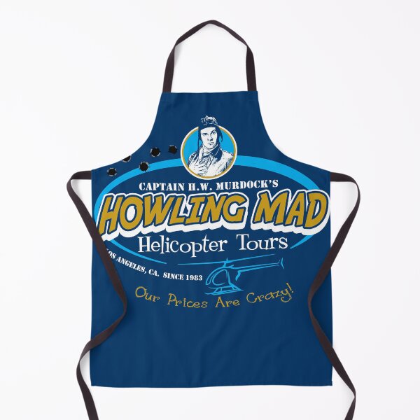 Item preview, Howling Mad Murdock Helicopter Tours designed and sold by Alema Art.