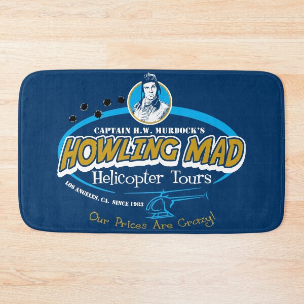 Item preview, Howling Mad Murdock Helicopter Tours designed and sold by Alema Art.