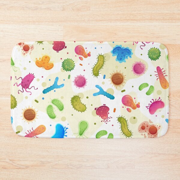 Item preview, Colorful Microorganisms Seamless Pattern Germs Background and Bacteria Abstract  designed and sold by roocky.