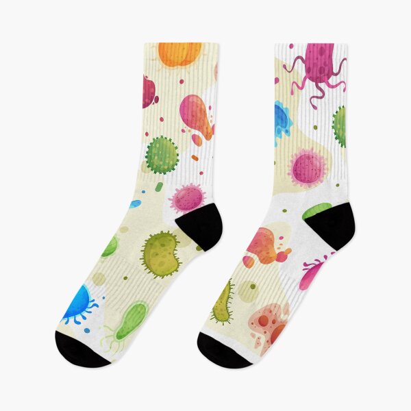 Item preview, Colorful Microorganisms Seamless Pattern Germs Background and Bacteria Abstract  designed and sold by roocky.