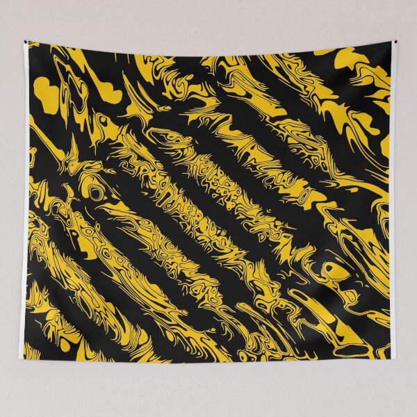 Item preview, Black and Yellow Tribal Stripe designed and sold by BigTexFunkadelic.