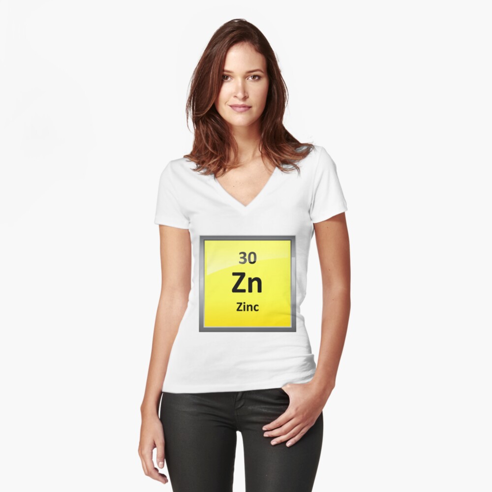 Item preview, Fitted V-Neck T-Shirt designed and sold by sciencenotes.