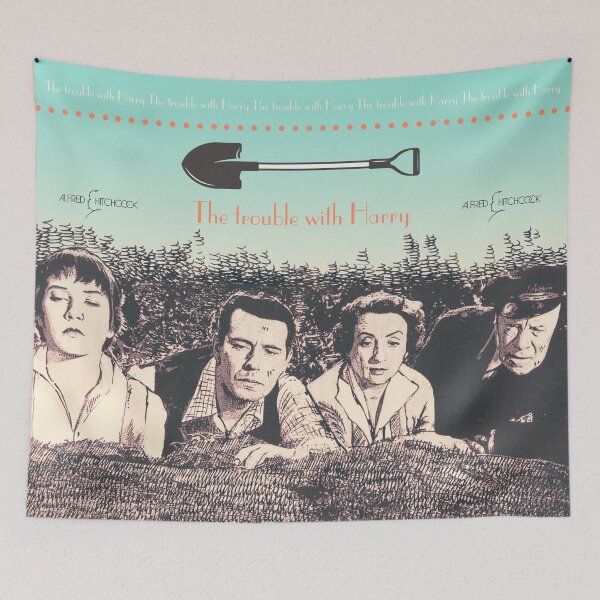 Item preview, Alfred Hitchcock, The trouble with Harry, crime thriller, 50s, officially licensed fan art designed and sold by Mauswohn.
