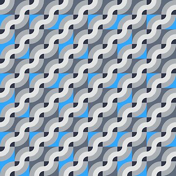 Artwork thumbnail, Pattern with diagonal waves by Daria Rosen