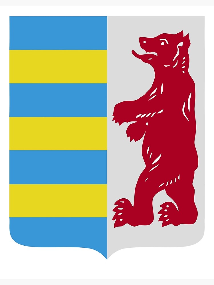 Coat of arms of Rusyns, based on the coat of arms of Subcarpathian Rus  Poster for Sale by keyser-soze-rb