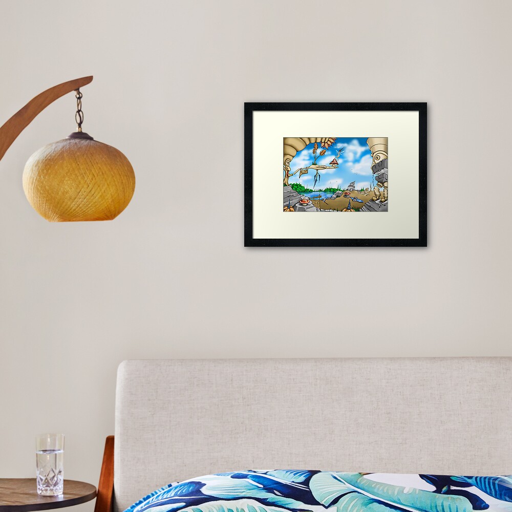 Item preview, Framed Art Print designed and sold by HilpArt.