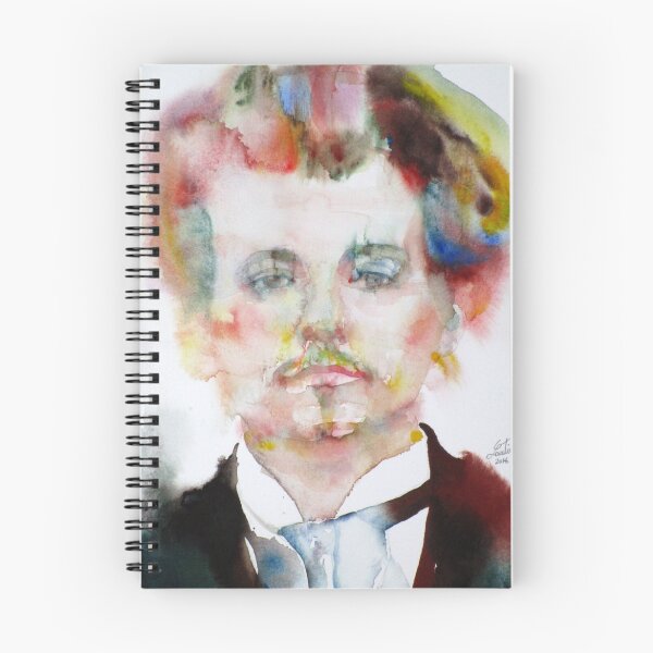 Item preview, ALFRED JARRY - watercolor portrait designed and sold by lautir.