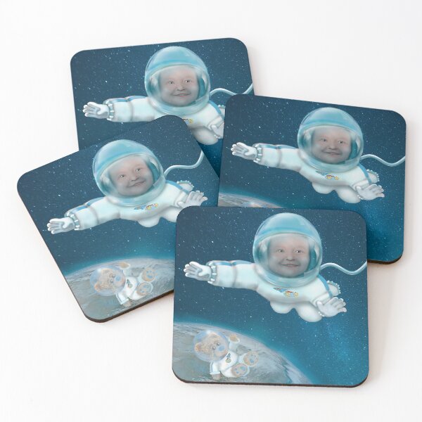 Item preview, Baby Astronaut with Teddy Bear designed and sold by saf-saf.