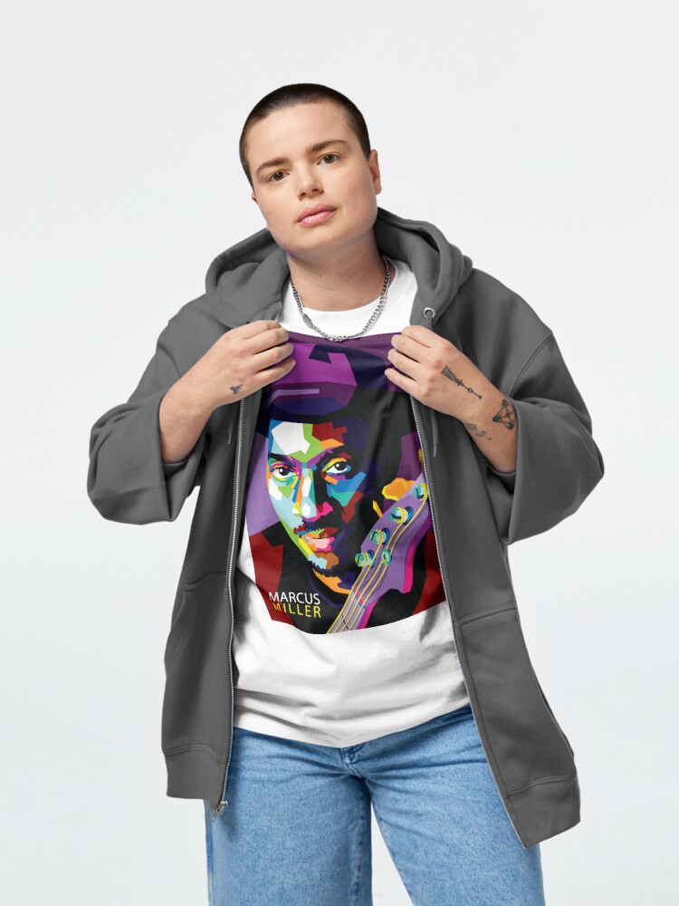 Discover Marcus Miller Dans WPAP Pop Art Illustration T-Shirt