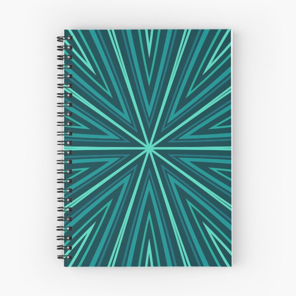 Item preview, Barcode Sunburst Square (Teal Shades) designed and sold by John Uttley.