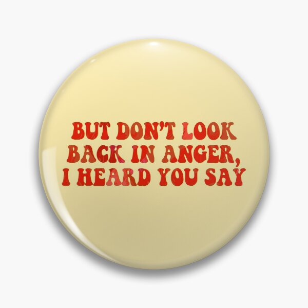 Item preview, but don't look back in anger designed and sold by ausketches.