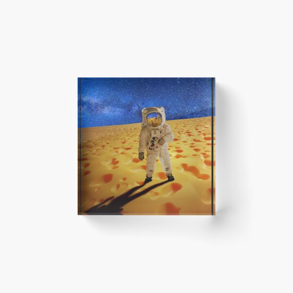 Item preview, Buzz Aldrin On The Moon Made Of Cheese designed and sold by AlexSin.