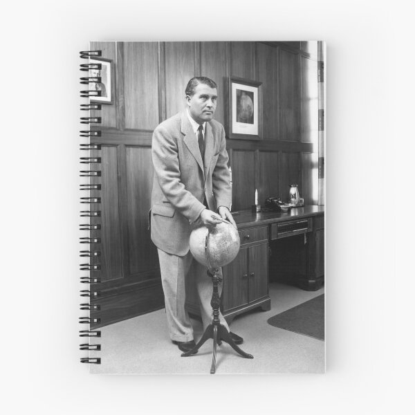 Item preview, Wernher Von Braun Standing With Globe - 1977 designed and sold by warishellstore.