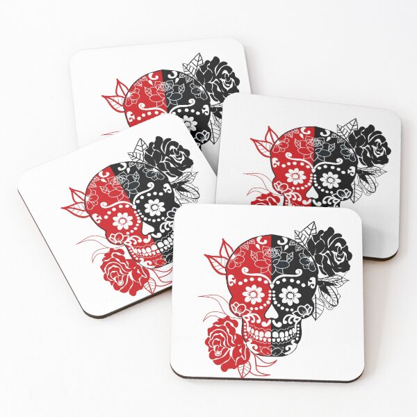 Item preview, skull zantangle art designed and sold by flyingghorse.