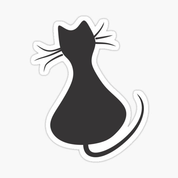 Desenho felino bonitinho kawaii anime gatinho preto mágico bruxa do  halloween gato animais domésticos