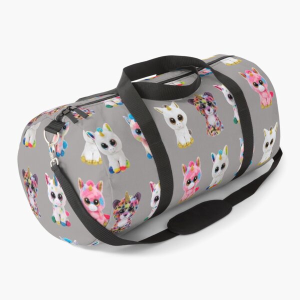 Cute beanie boo unicorns together for kids Duffle Bag