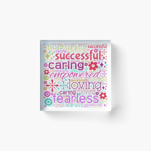 Item preview, Warm Colors Empowered Words for Women Mother's Day designed and sold by frankie5368.