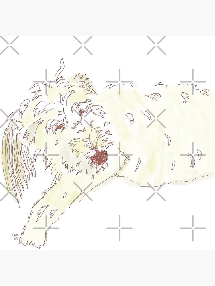 Sleepy Dog by LovelyDayArt