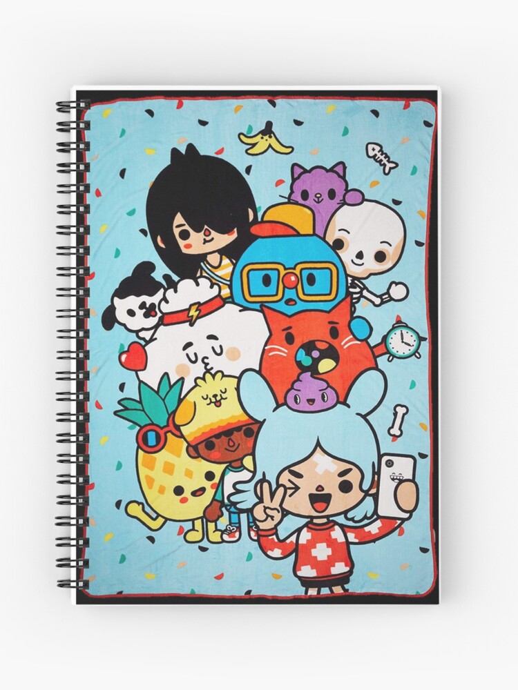 toca boca , toca life Spiral Notebook for Sale by ducany