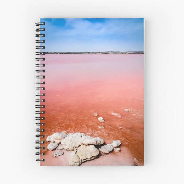 Item preview, Pink salt lake and salt crystals at Torrevieja  designed and sold by Ralph Goldsmith.