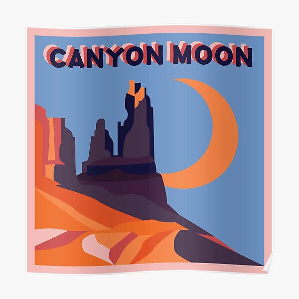 Harry Styles Canyon Moon Vintage Inspired Poster (digital print)