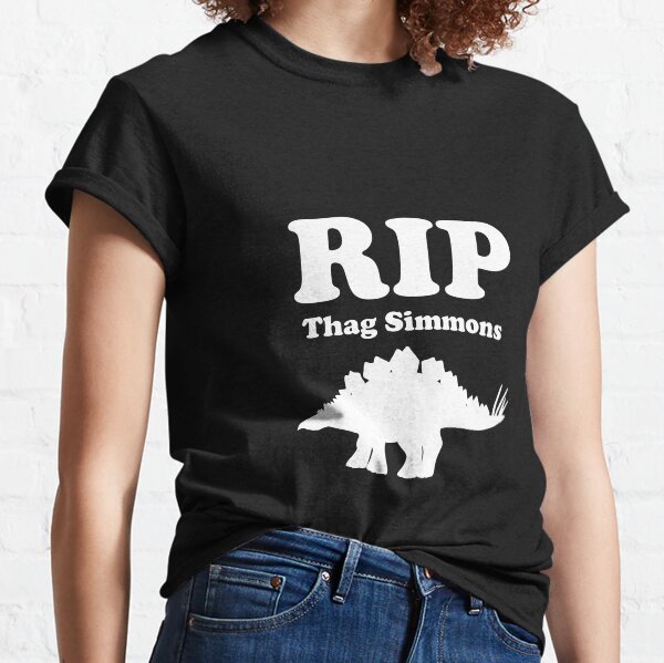 RIP Thag Simmons - White Version - Tribute Classic T-Shirt