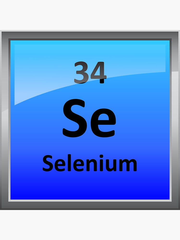 "Selenium Element Symbol - Periodic Table" Sticker for Sale by