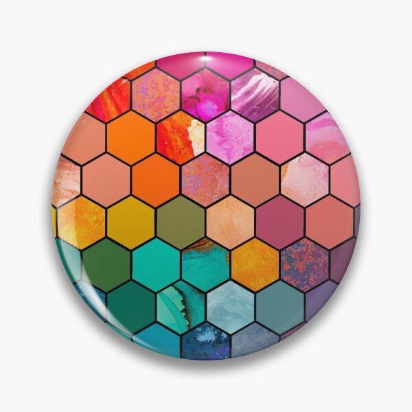 Item preview, Rainbow Hexagons designed and sold by PurpleImpala.