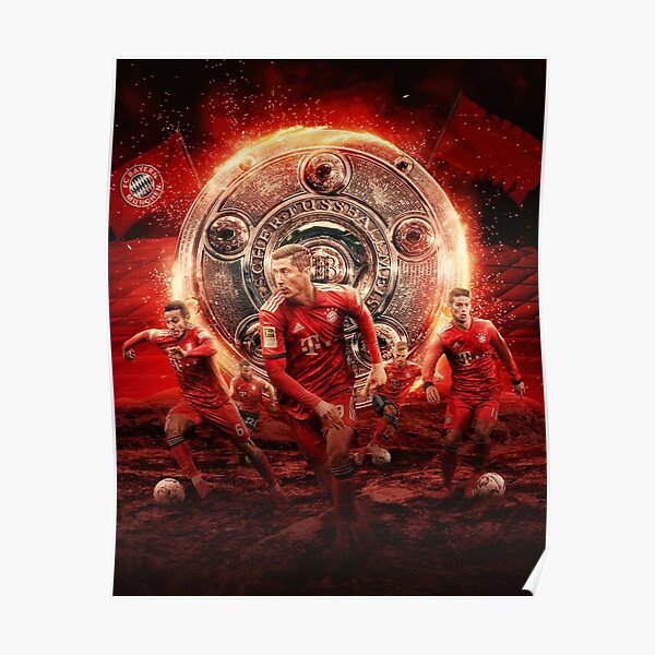 Illustration Wallpaper Lewandowski Poster